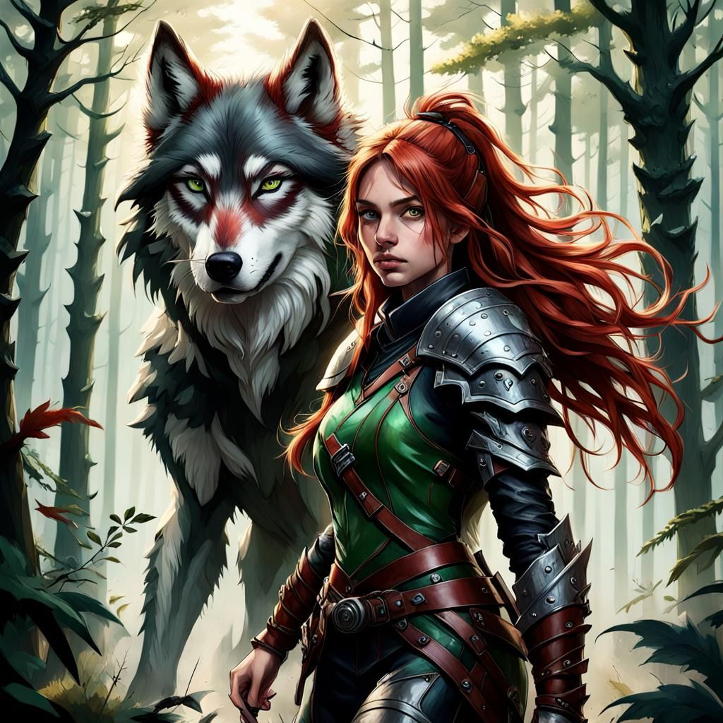 Ana De Armas as Hunter in League of Legends Style