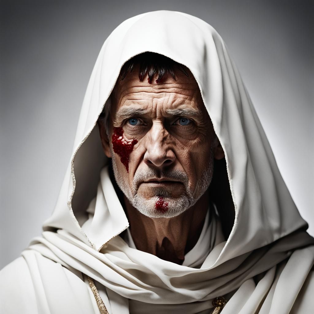 Pontius Pilate Portrait in Roman Attire
