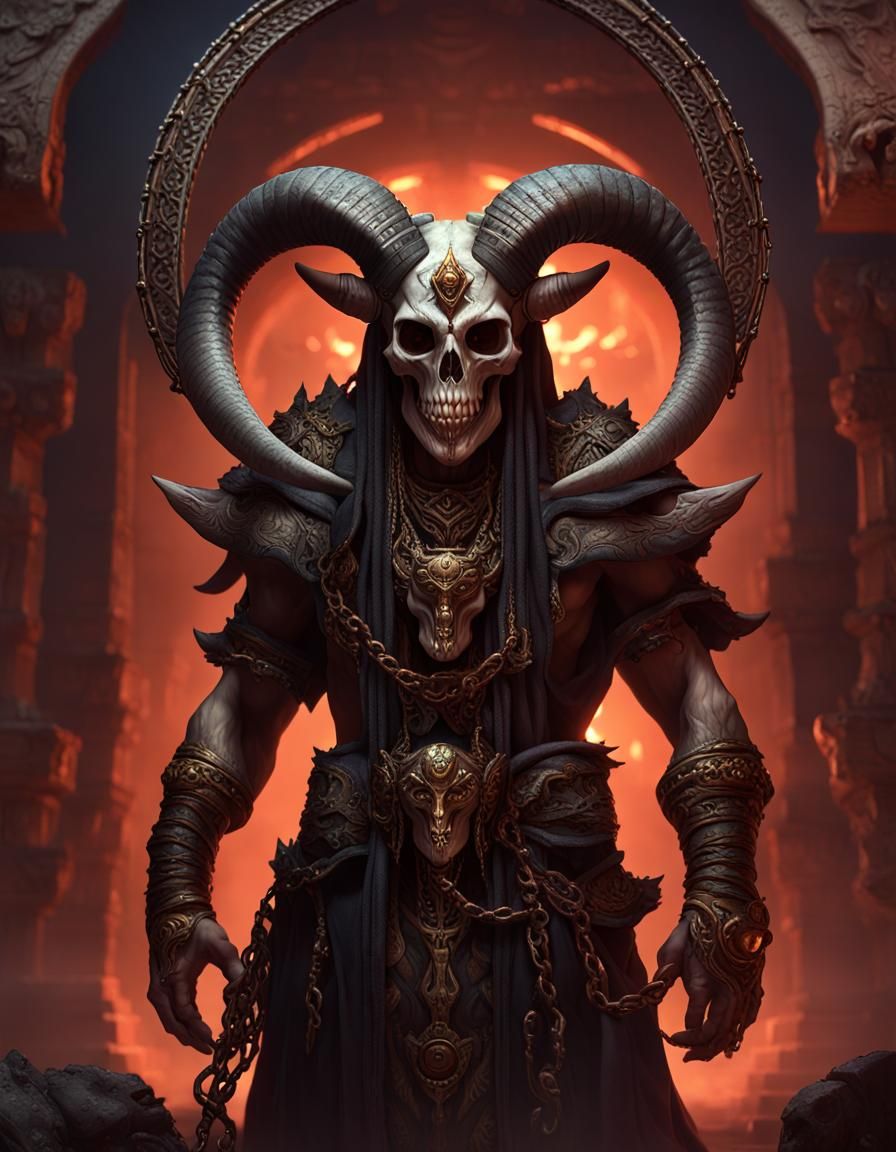 Mephisto, Lord of Hatred: Dark Fantasy Concept Art