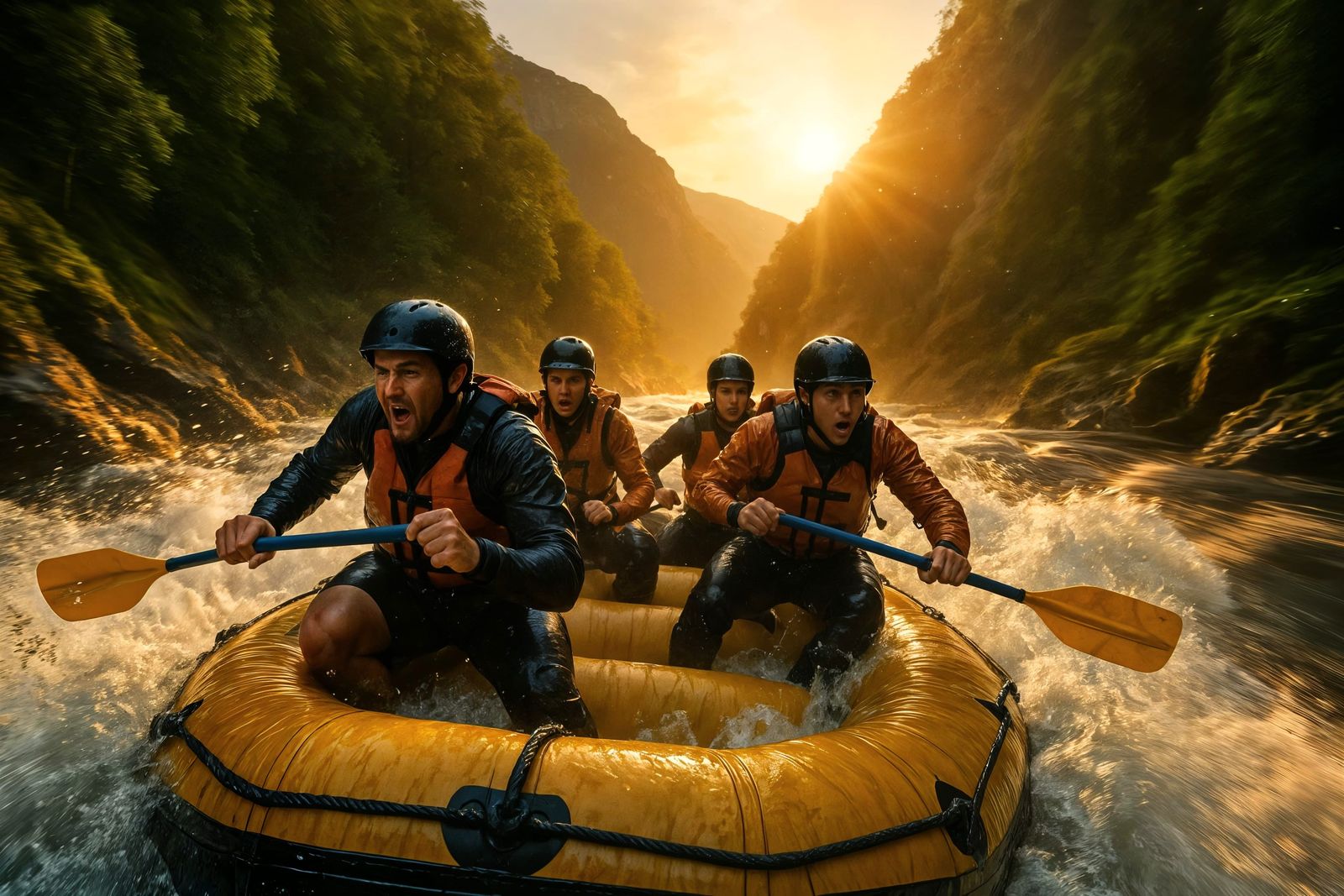 Whitewater Rafting Adventure in Norway Canyon