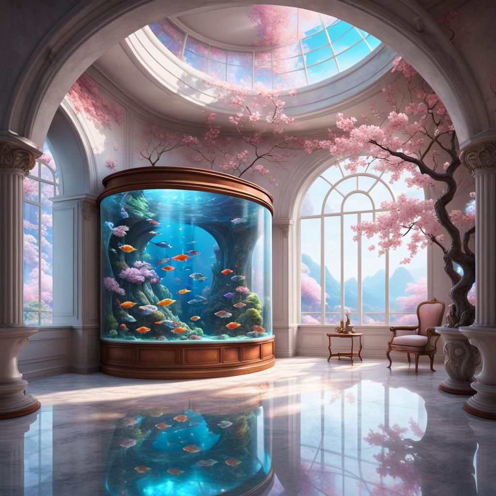 Hyperrealistic Futuristic Loungeroom with Teleporting Alcove