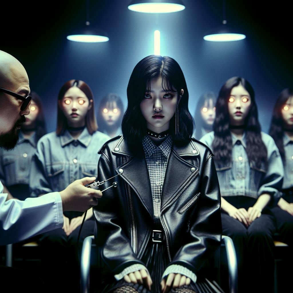 Futuristic Street Hypnosis Show in the Year 2200