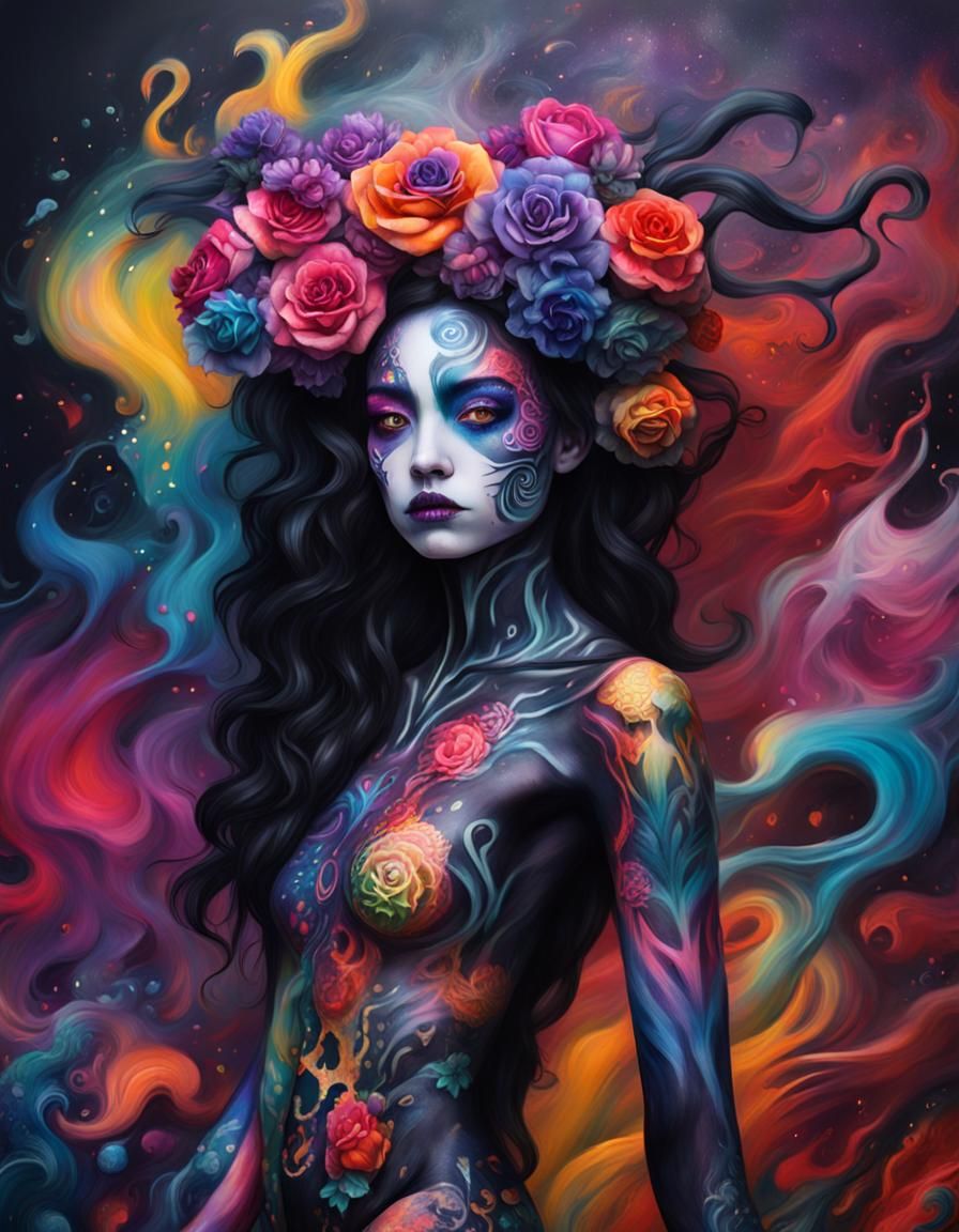 Vibrant Body Painting