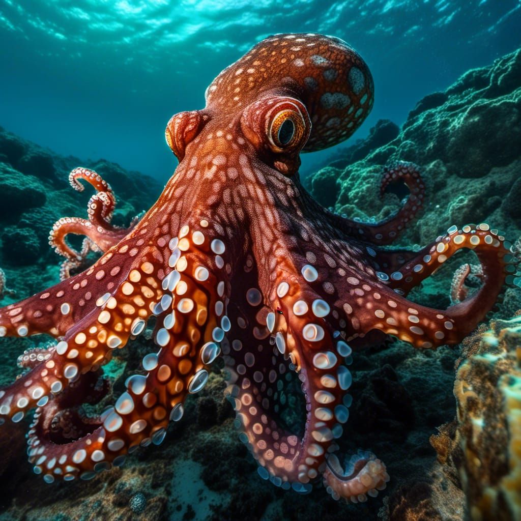 Giant Pacific octopus.