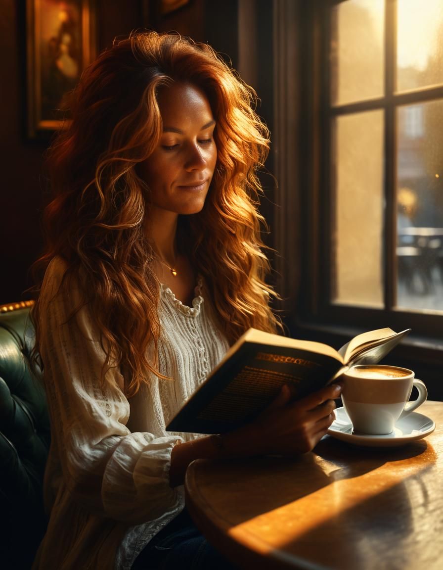 Golden Hour Intimacy: A Warm Baroque Portrait