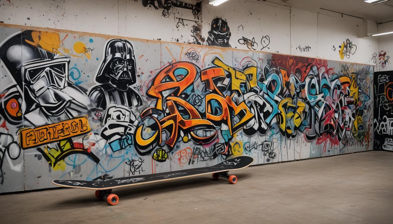 Modern Graffiti Art School Interior Design