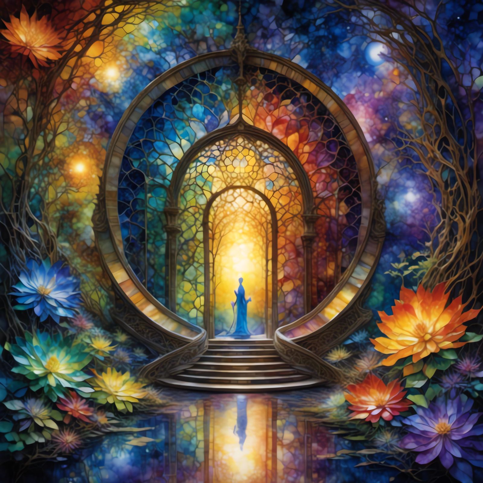 Interdimensional Portal to Bright Light Region