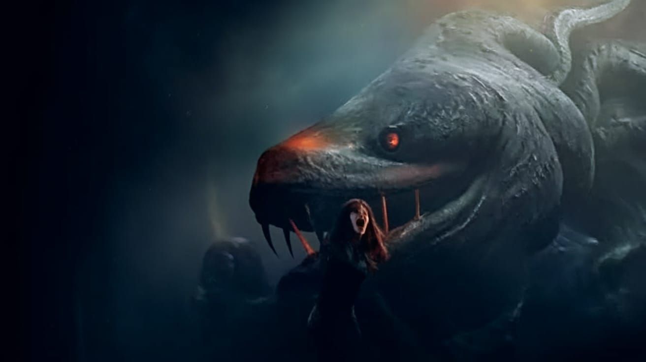 Cosmic Horror: Woman Screaming into the Abyss