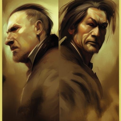 Dr. Jekyll and Mr. Hyde: Yin Yang Portrait