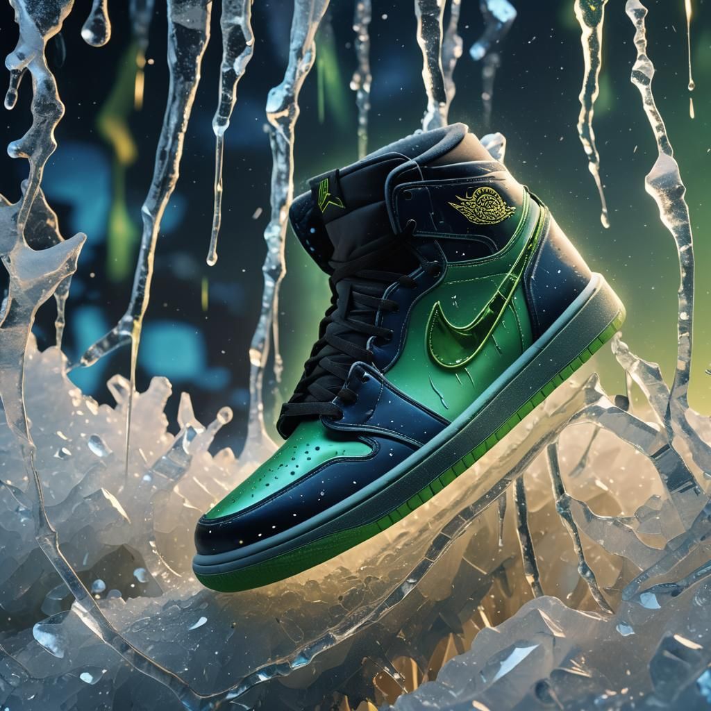 Air Jordan 1 Dripping in Space as Matte Painting