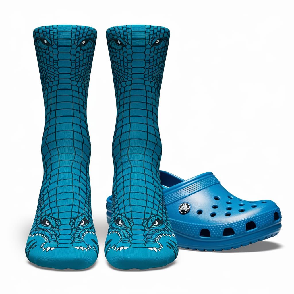Croc Socks - to go with Crocs shoes naturally
