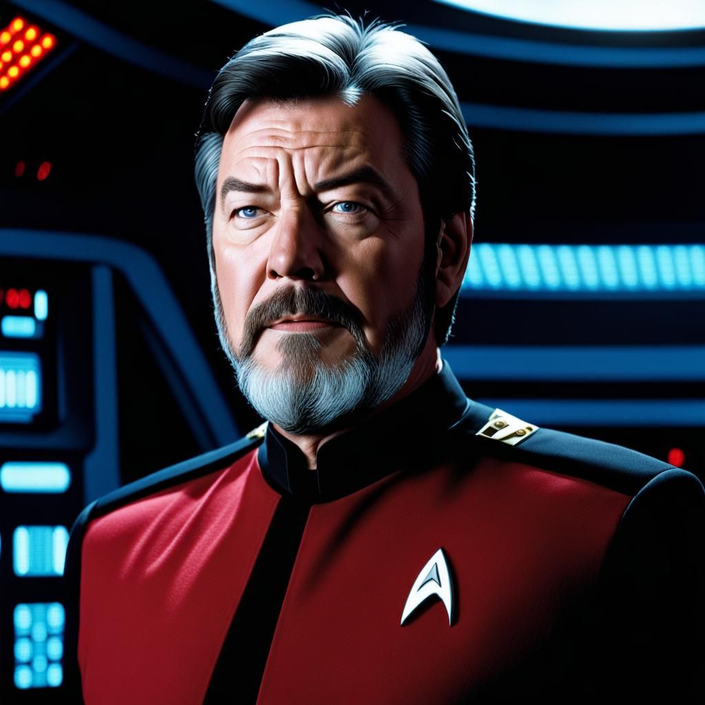 William Riker Portrait on the USS Enterprise