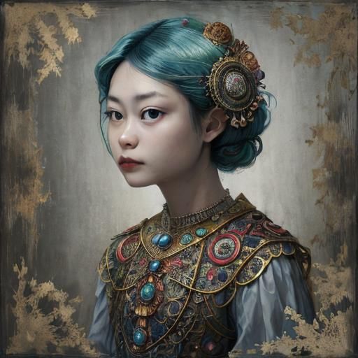 Colorful Abstract Scandinavia in Surreal Expressionist Style