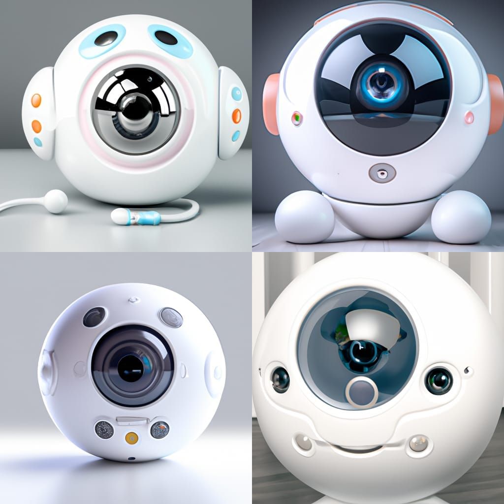 Photorealistic Nanny Cam Robot with Sensors