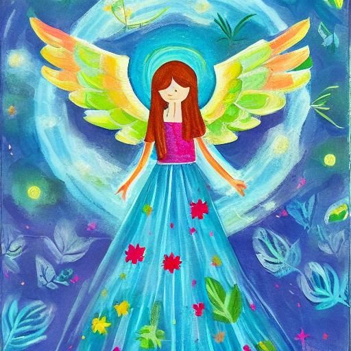 Ethereal Earth Day Angel