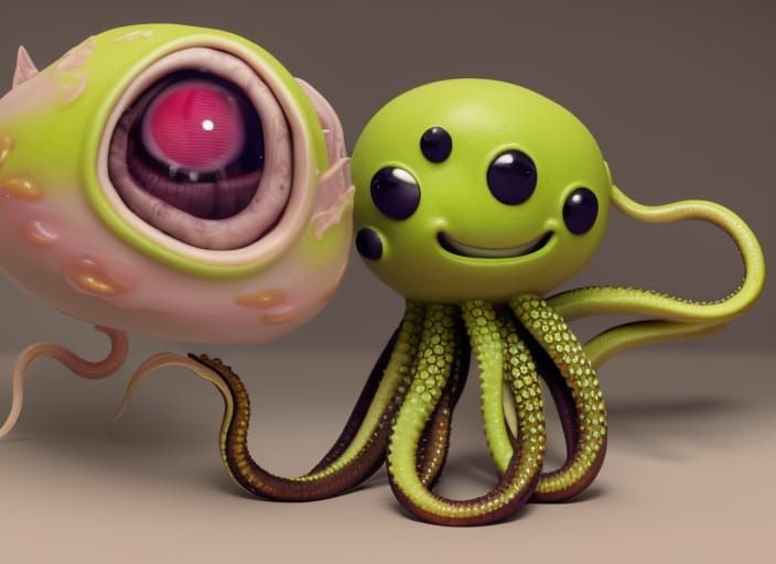 Adventurous members of the Squishington population voyage into the grey expanse