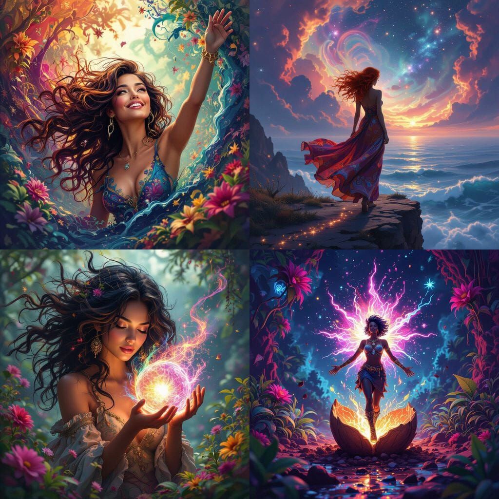 Bold Growth Fantasy Concept Art