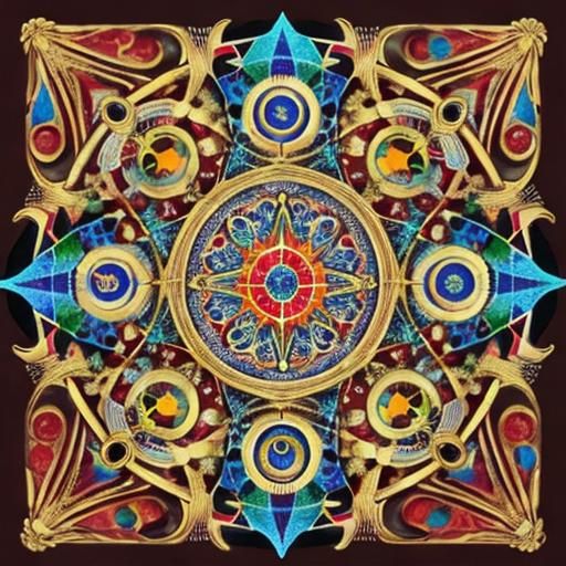 Luminous Epiphany: Occult Themes in Vivid 3D