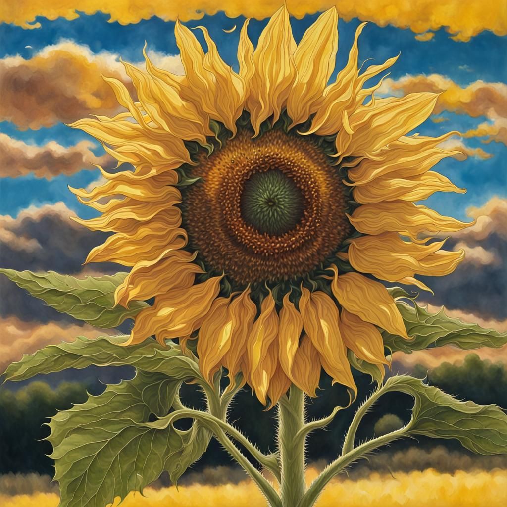 Sunflower Sun: A Floral Celestial Replacement
