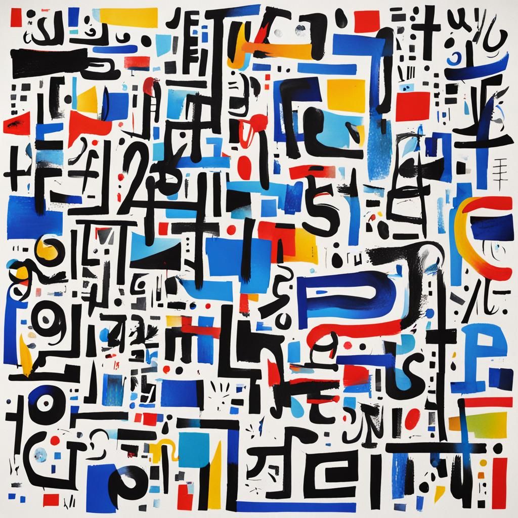 Whimsical Asemic Design: Symbolic UK