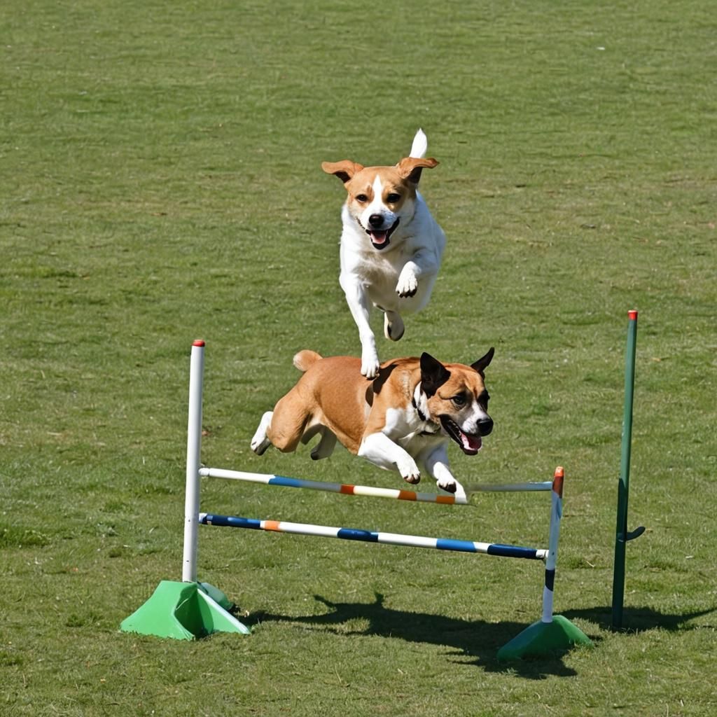 AI Dog Jumping