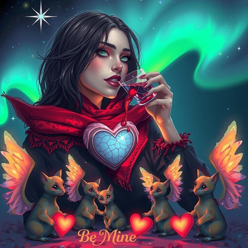 Elegant Vampire's Valentine's Night