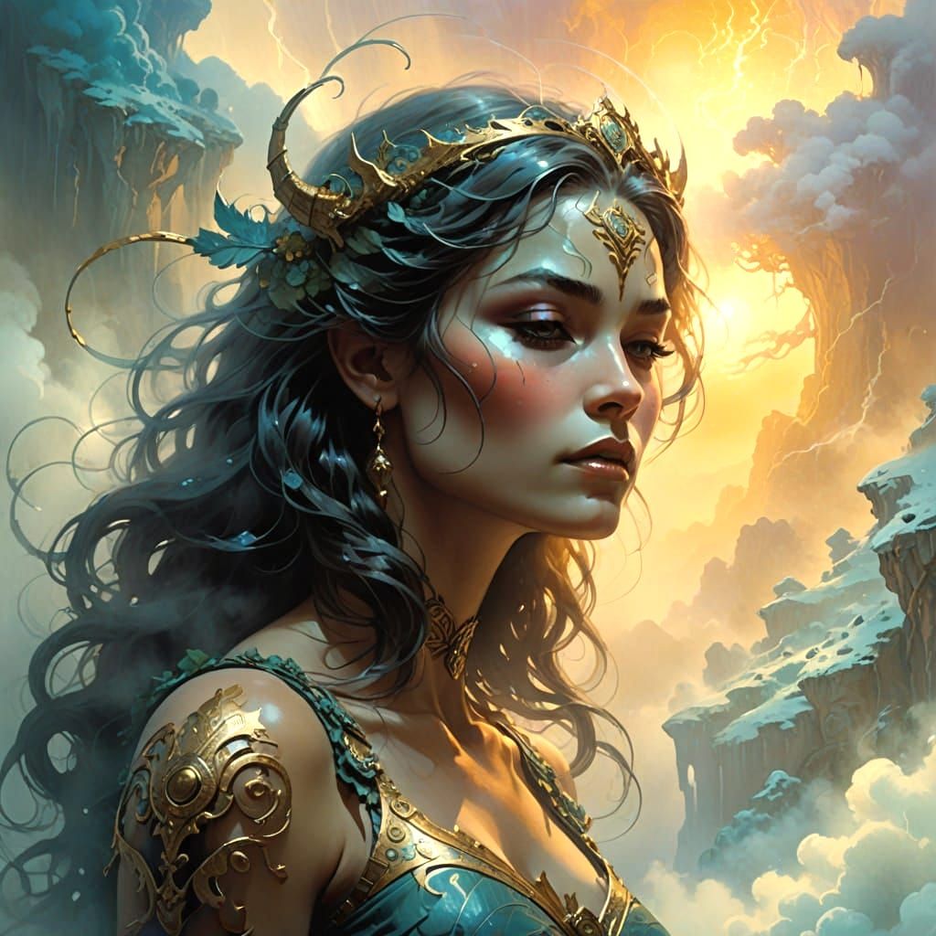 Ethereal Fantasy Landscapes in Hyperdetailed Mist
