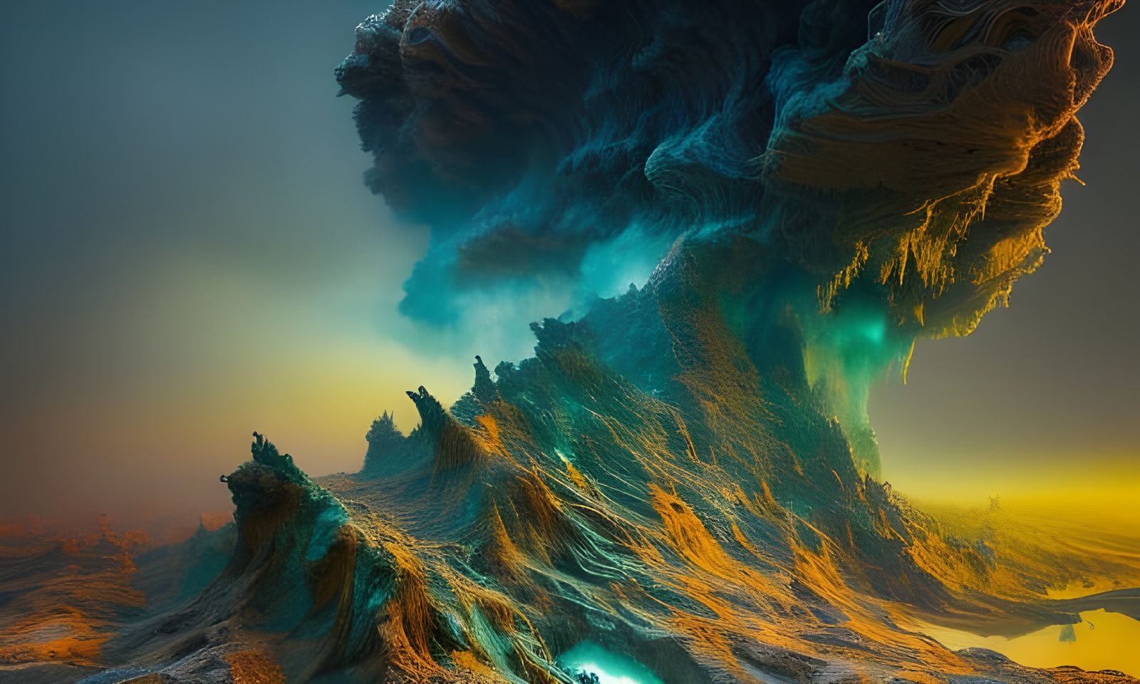 Pandora: Molecular Winter Forest in Contrasting Colors