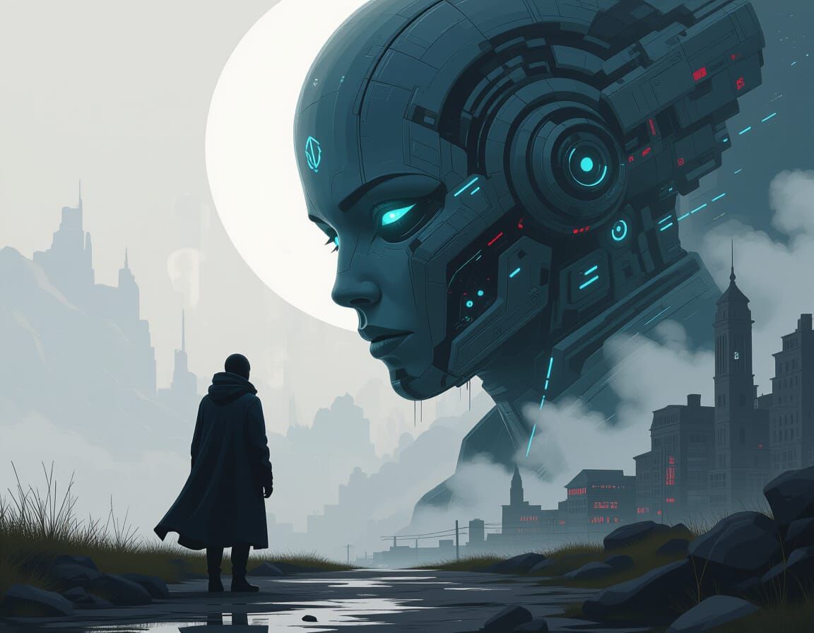 Duality: Contrasting Light & Dark in Cyberpunk Mysticism