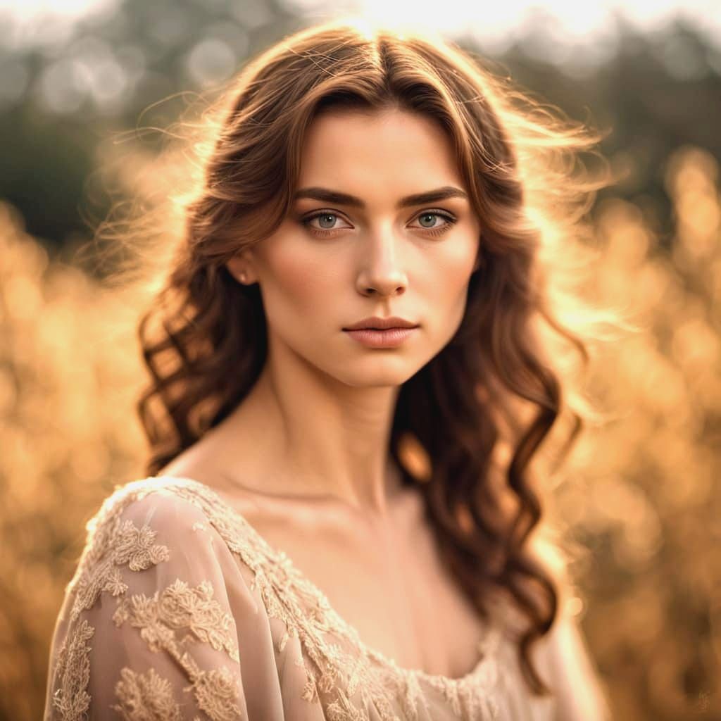 Gentle Renaissance Portrait in Soft Focus