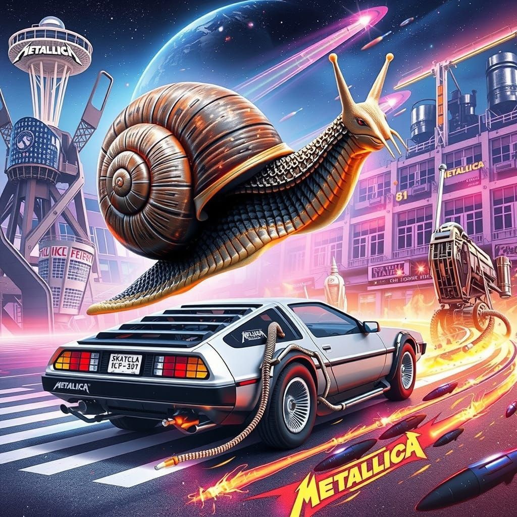 Metallica snail...