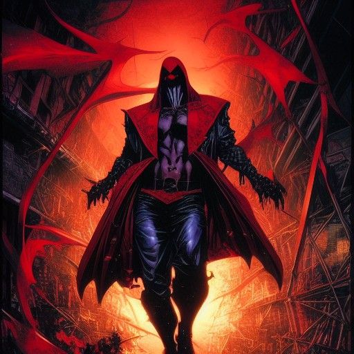 Spawn Comic Book Art by Brooks and Mumford