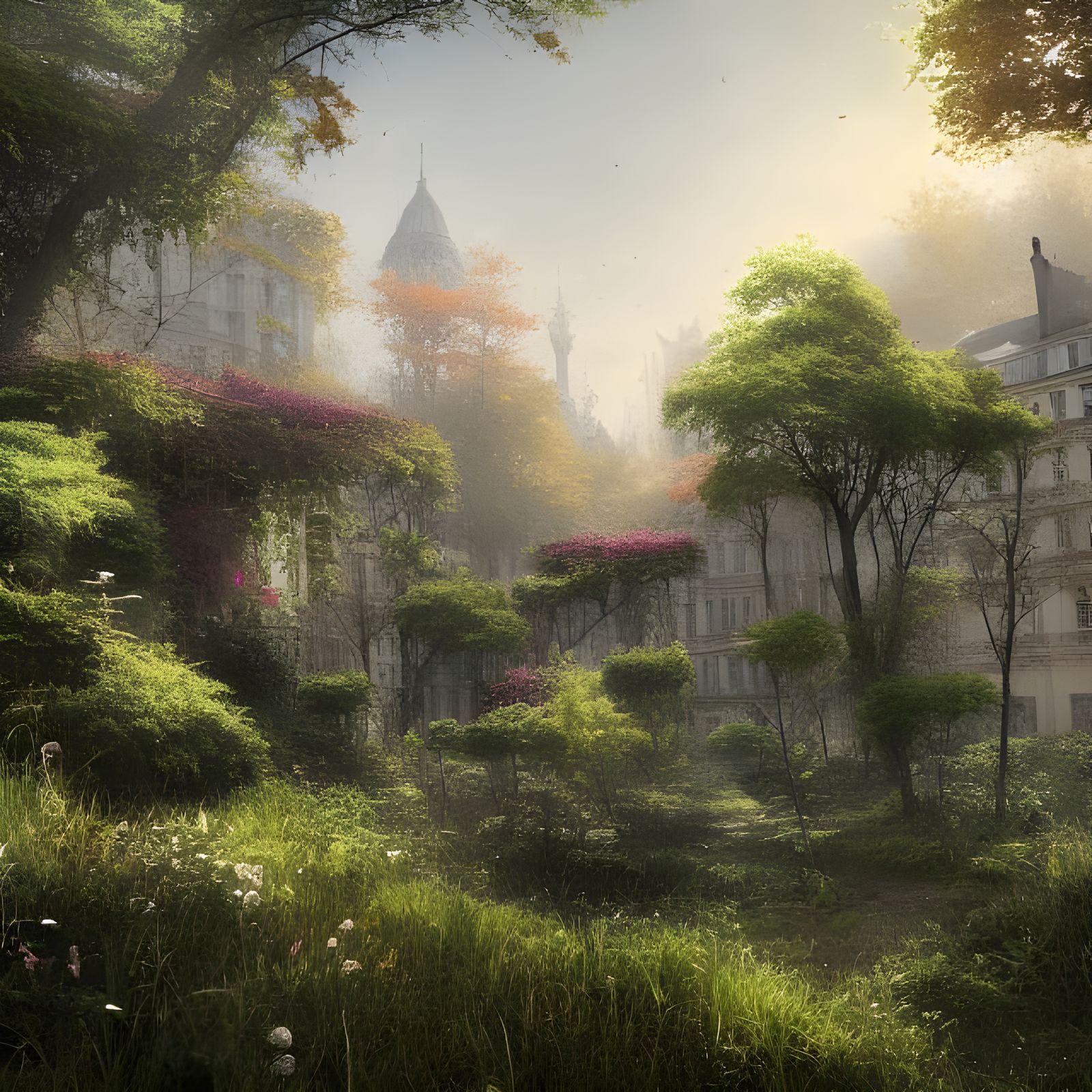 Overgrown Paris: Nature Conquers the City