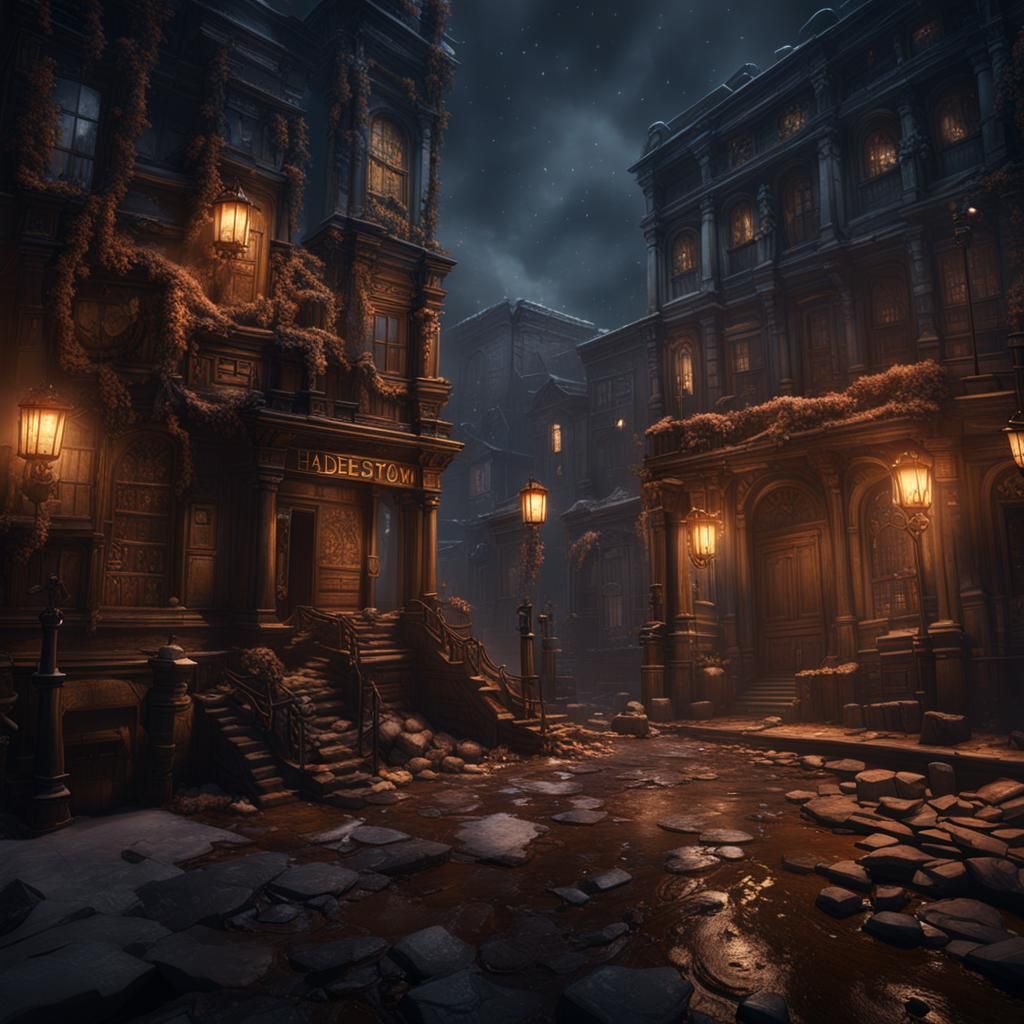 Hadestown Inspired Fantasy Concept Art