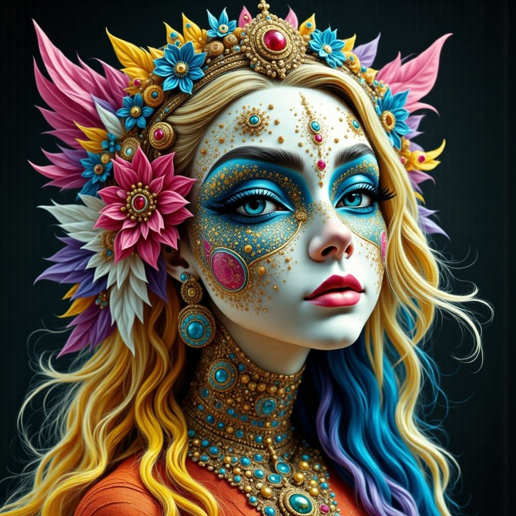 Feline Gods in Cyberpunk Haze