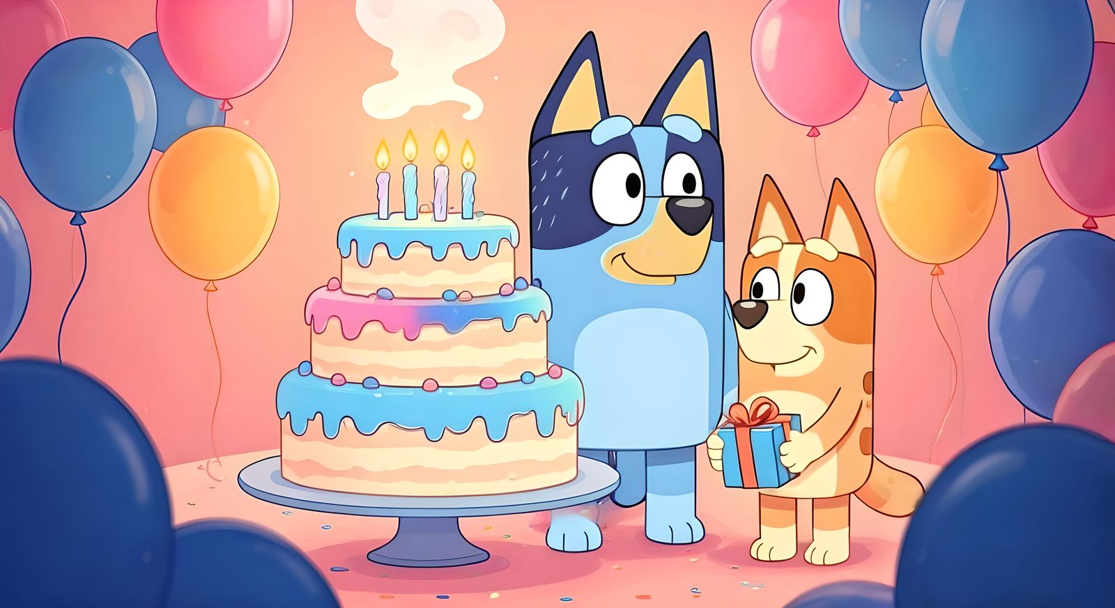 Bluey and Bingo Birthday Celebration