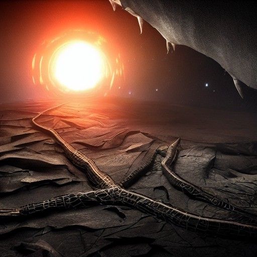 Ominous 3D Rendering of World's End in 4K