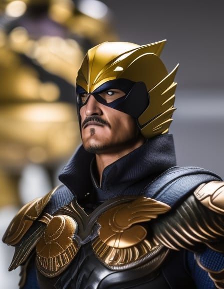 Hawkman in DC Comics Style Action Sequence