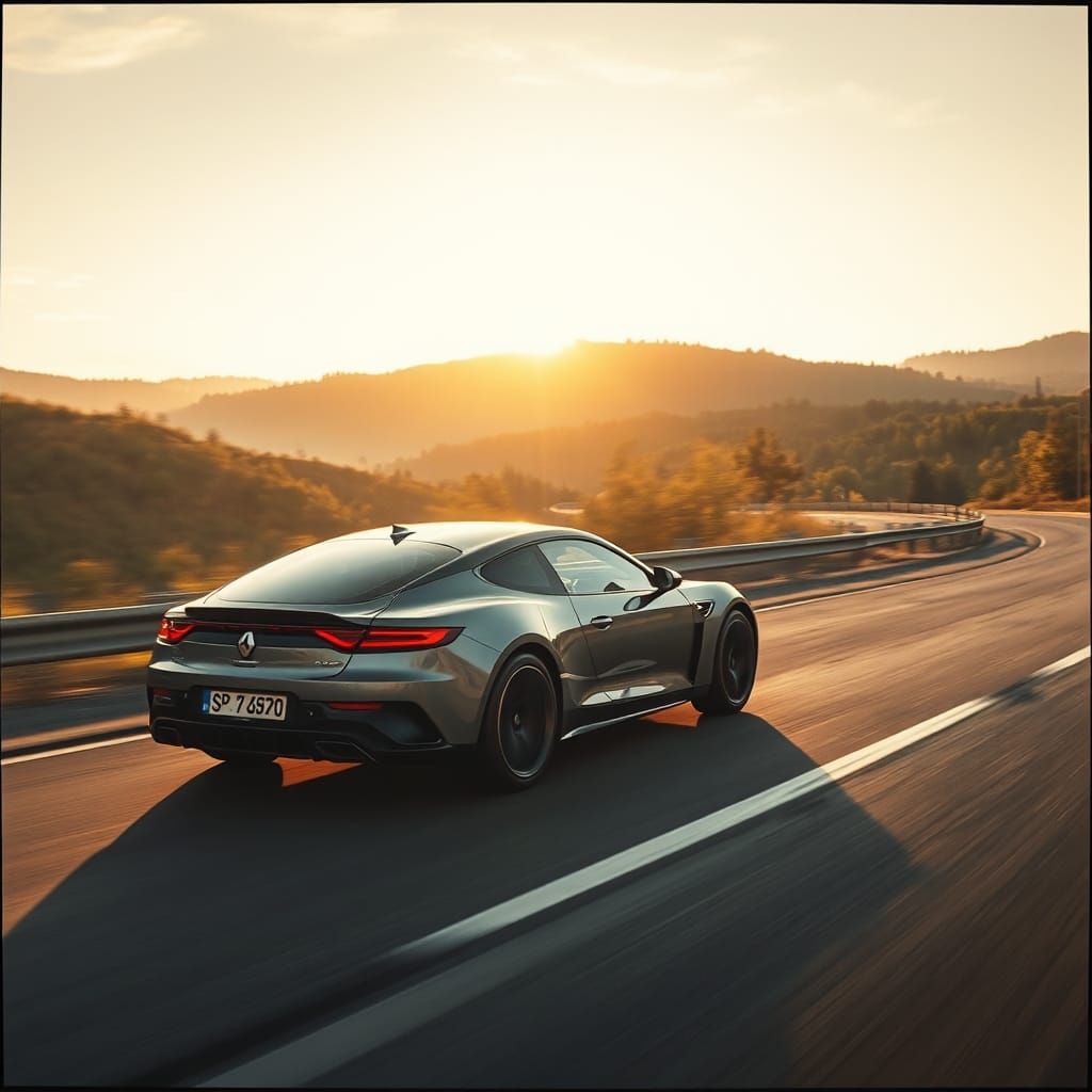 Renault Super 5 Races Through Auvergne in Cinematic Style