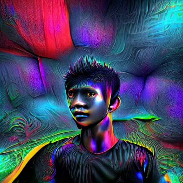 Vivid Psychedelic Design in 8k Resolution
