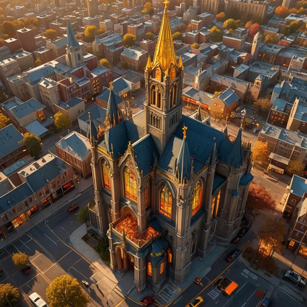 McDonald's Arches Emerge in Gothic Church