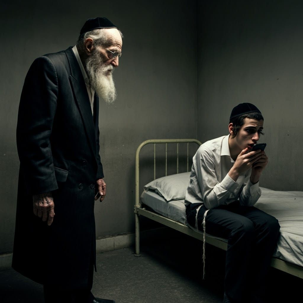 Orthodox Elder Confronts Youth in Humble Boarding School Roo...