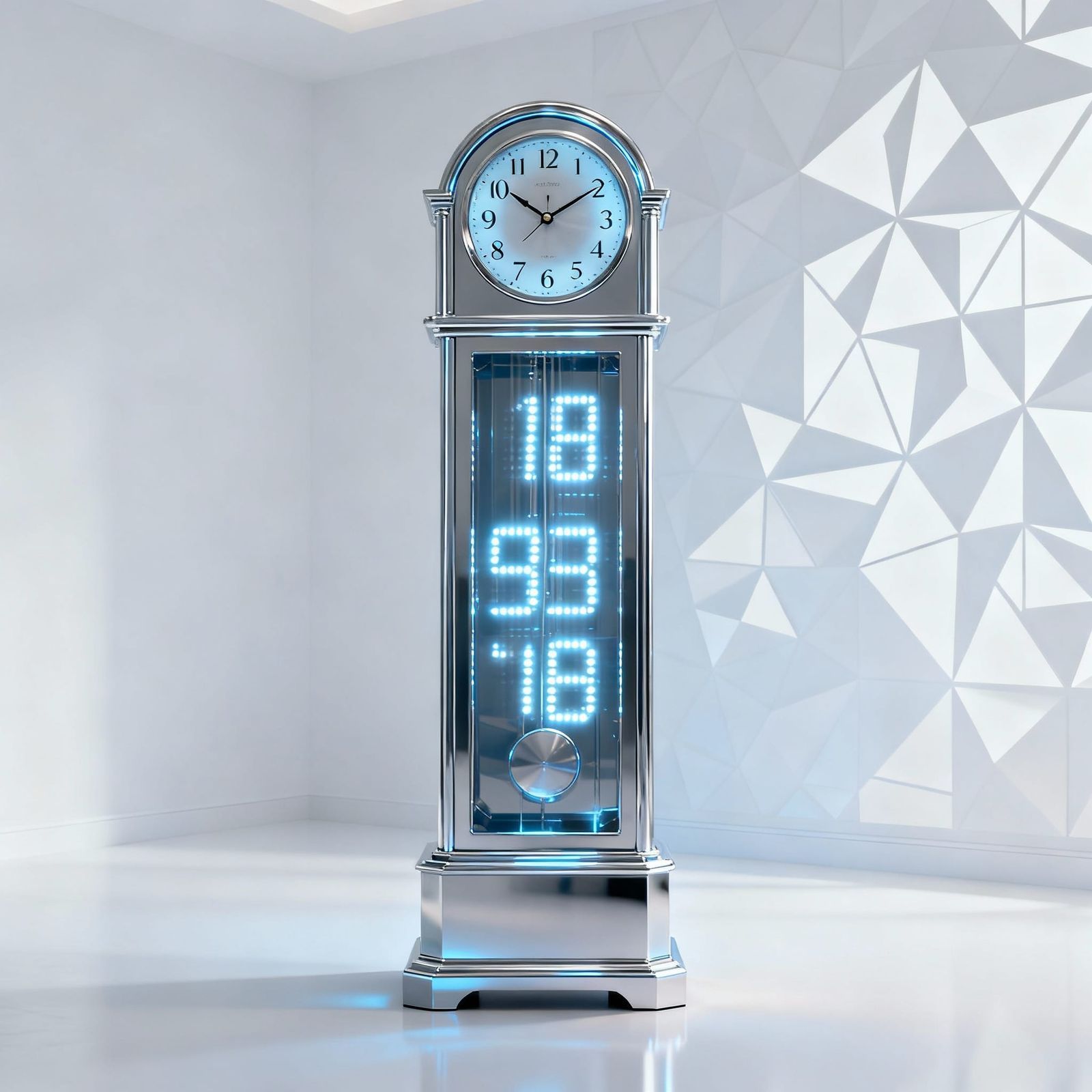 Digital Grandfather Clock Design