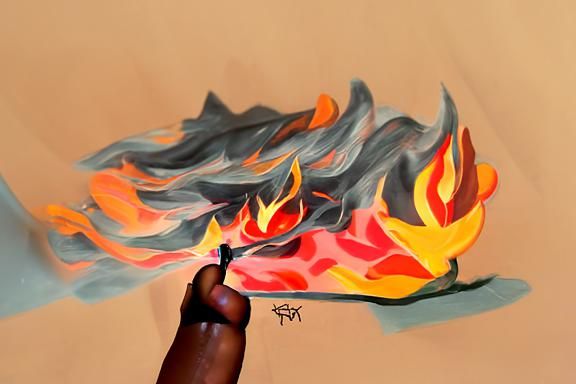 AI Generated Image of Aspiring Fire