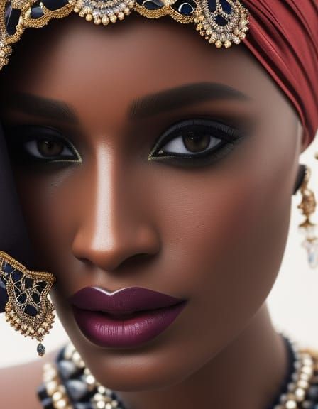 Elegant Cinematic Portrait of a Woman in 8K