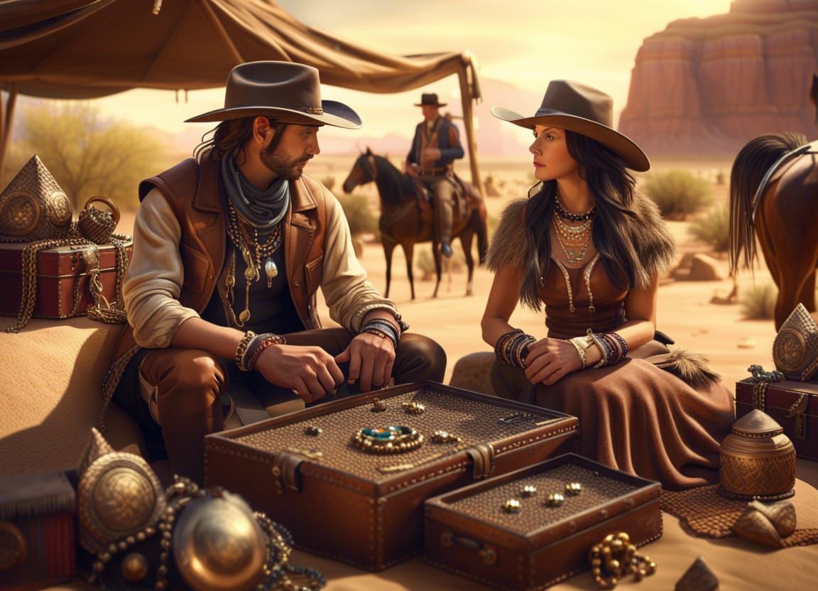 Desert Oasis: Cowboy, Cowgirl, and Treasure Trove