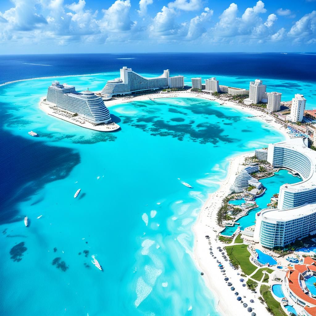 Mexico Cancun: Tropical Beach Paradise
