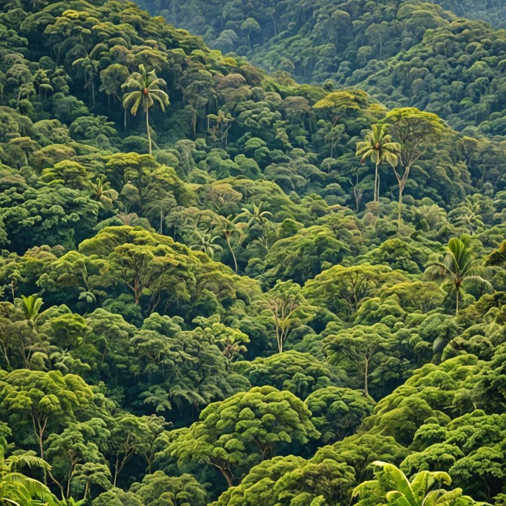 Lush Costa Rican Landscape
