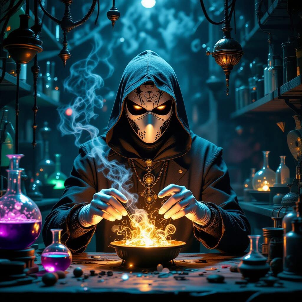 Emotion Alchemist in Surreal Laboratory
