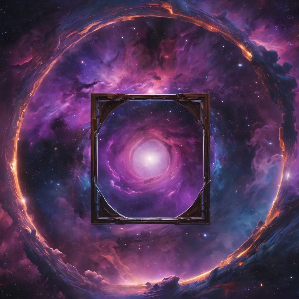 Mysterious Deep Space Portal Concept Art